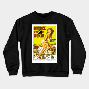 50 Foot Woman Poster Crewneck Sweatshirt